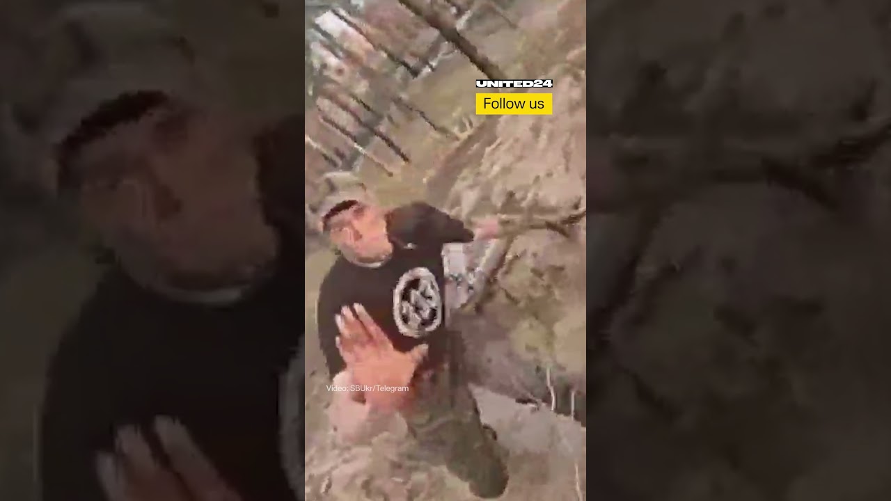Russian Soldier Tried Every Illogical Way to Evade an FPV Drone #warinukraine