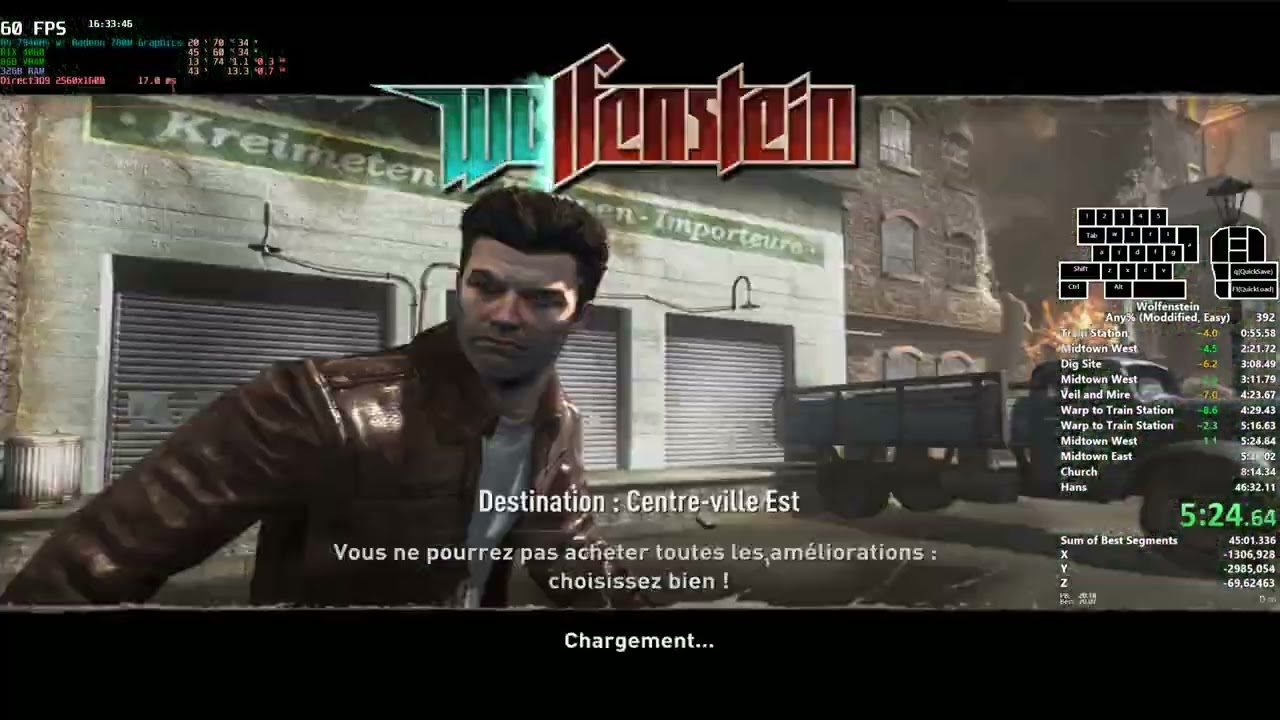 [World Record/World's First Sub 46] Wolfenstein 2009 Any% in 45:57