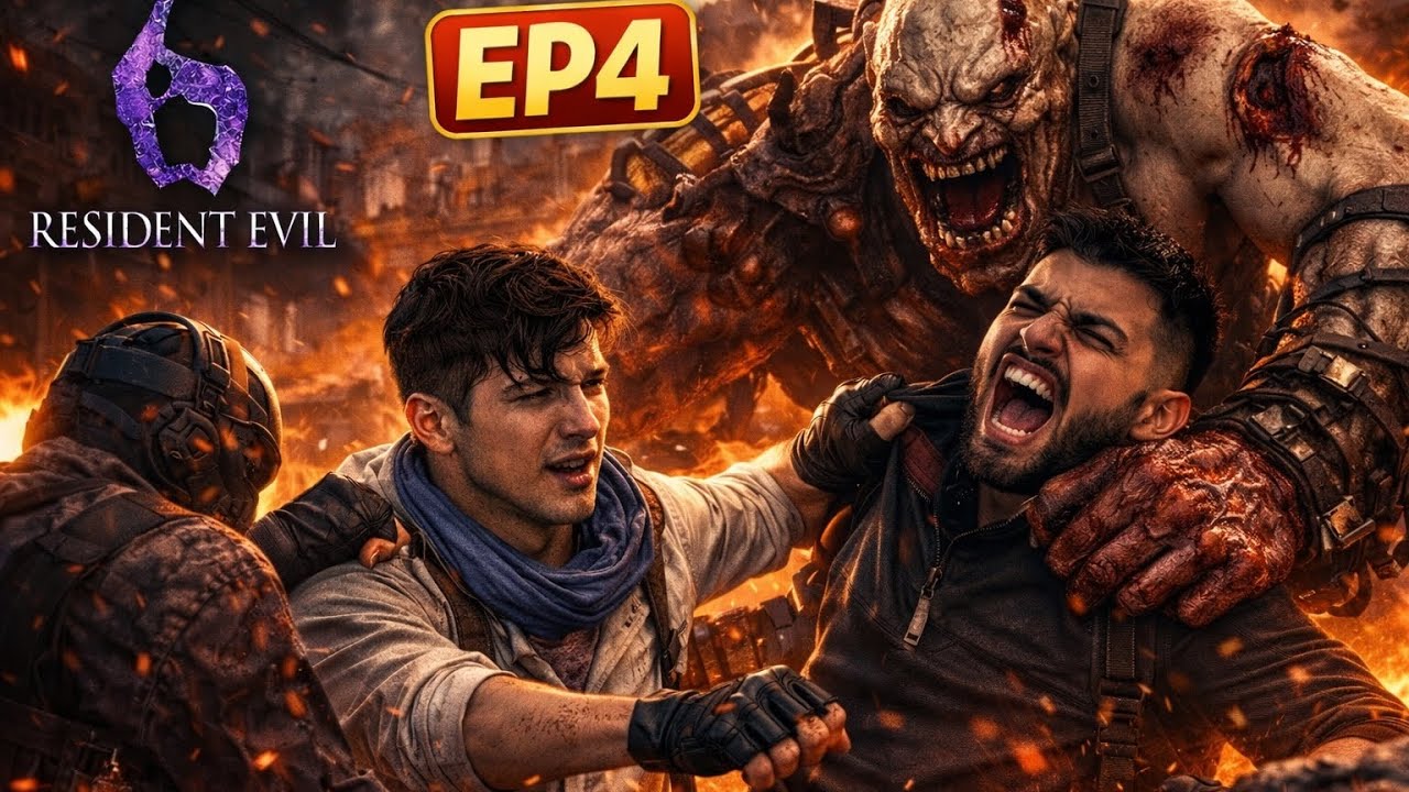 RESIDENT EVIL6| Pepe no nos deja en paz, Hombres mentirosos y secuestros en submarinos| ft Crow #ep4