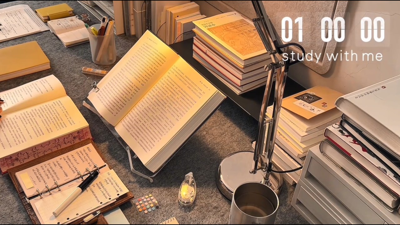 1-HOUR STUDY WITH ME | Insanely Productive Deep Work , Focus Music