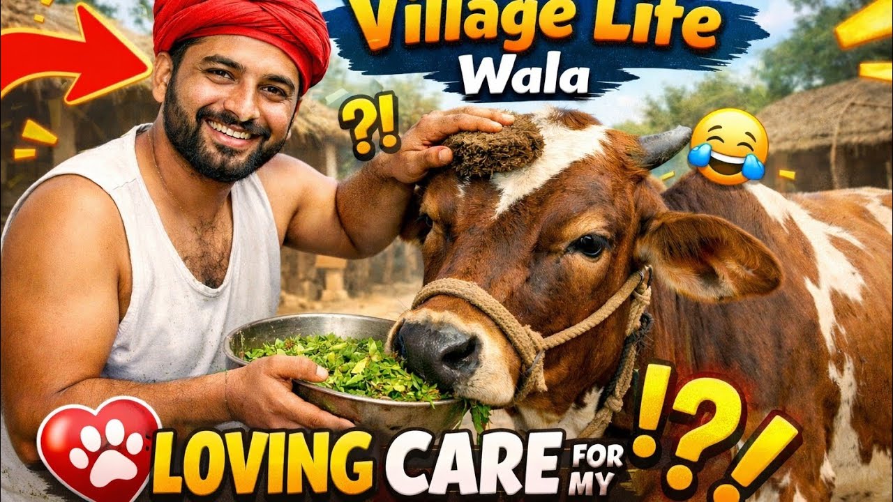 “Village Life – Episode 01 🐄❤️Loving care, simple life, pure happiness Stay tuned, it’s just getting