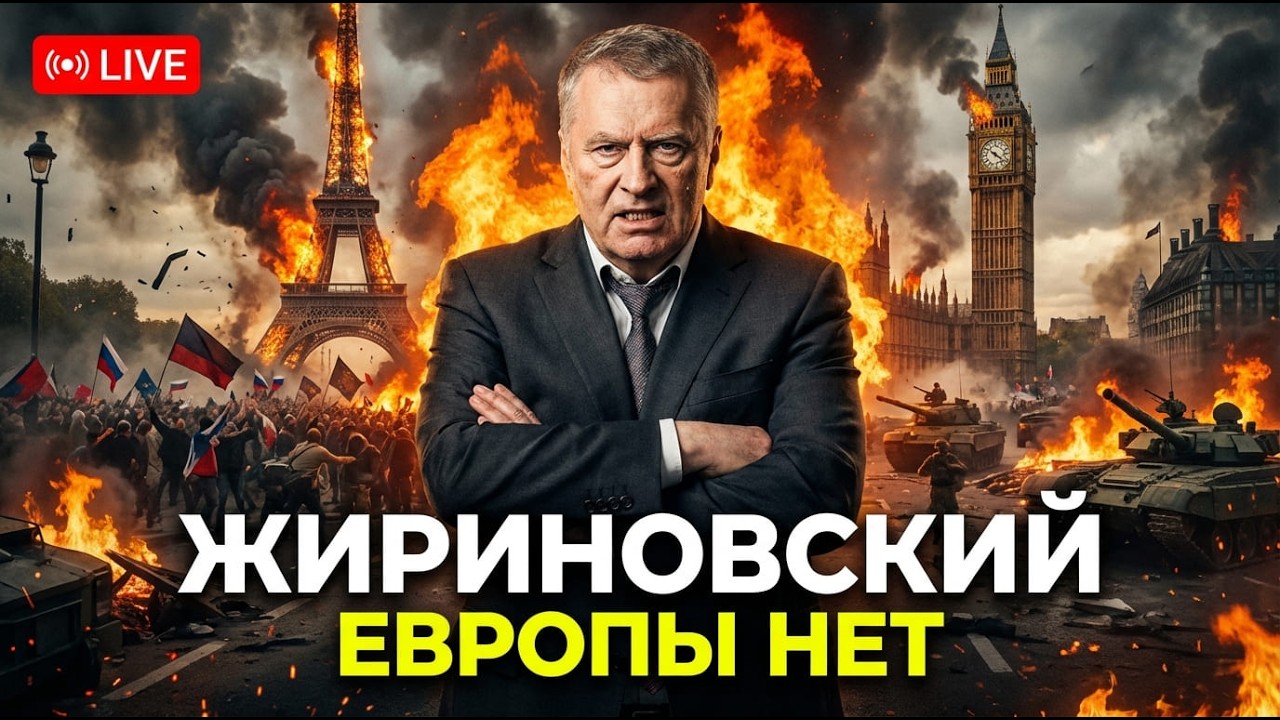 🔴 ВЛАДИМИР ЖИРИНОВСКИЙ: «ЕВРОПЫ БОЛЬШЕ НЕТ!» 🔴 ПАРИЖ И ЛОНДОН В ОГНЕ!