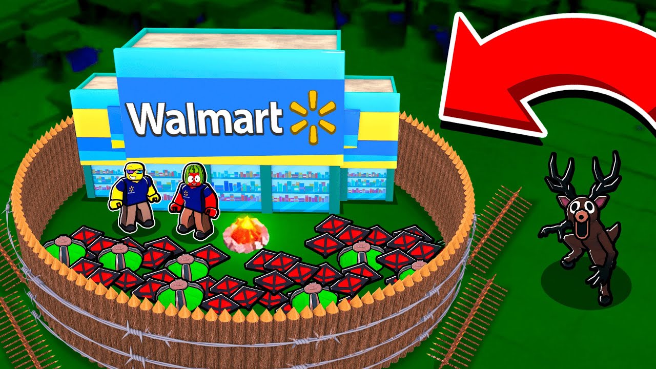 Building MEGA STORE In 99 Nights in the Forest🔦