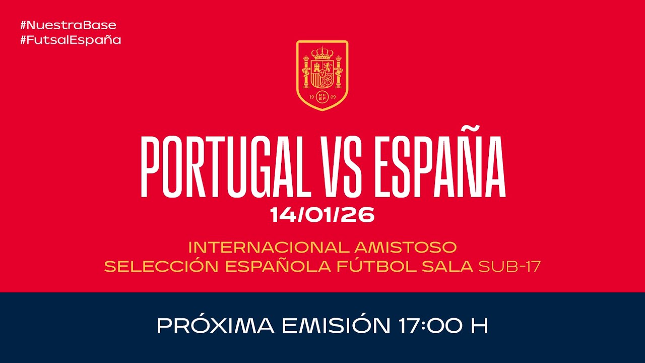 Portugal - España | Fútbol Sala | Sub-17 femenina | Amistoso | 🔴 SEFUTBOL