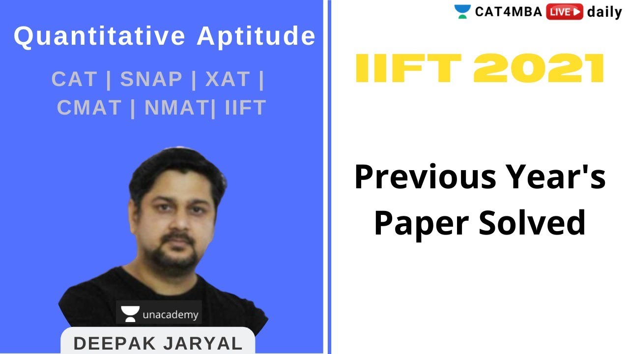 IIFT 2021 | Previous Years paper Solved| Last mile| Planning | Strategy | Coaching | Deepak Jaryal