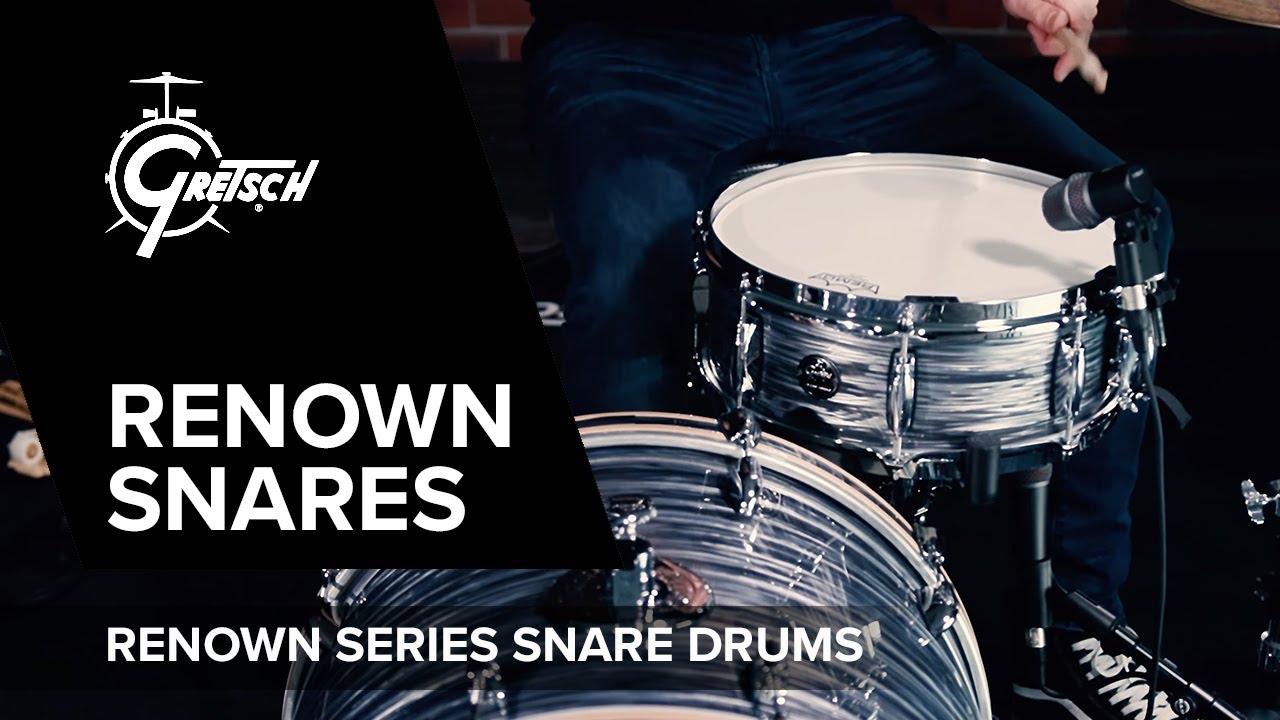 FEATURES 🥁🇺🇸 GRETSCH Renown Snare Drums played by Ralf Gustke