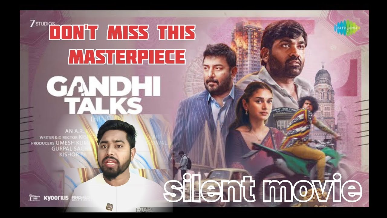 GANDHI TALKS MOVIE REVIEW /Don't miss this the silent movie review by Amarjeet join this channel 