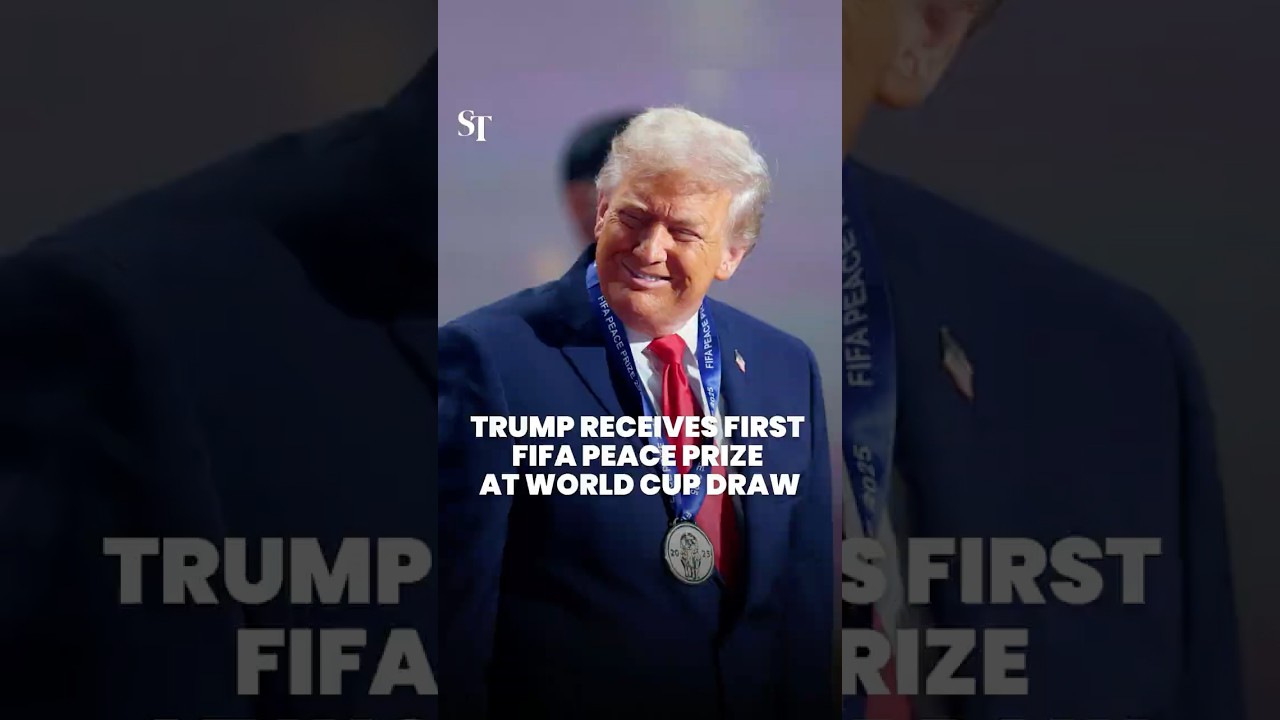 Trump receives first FIFA peace prize at World Cup draw