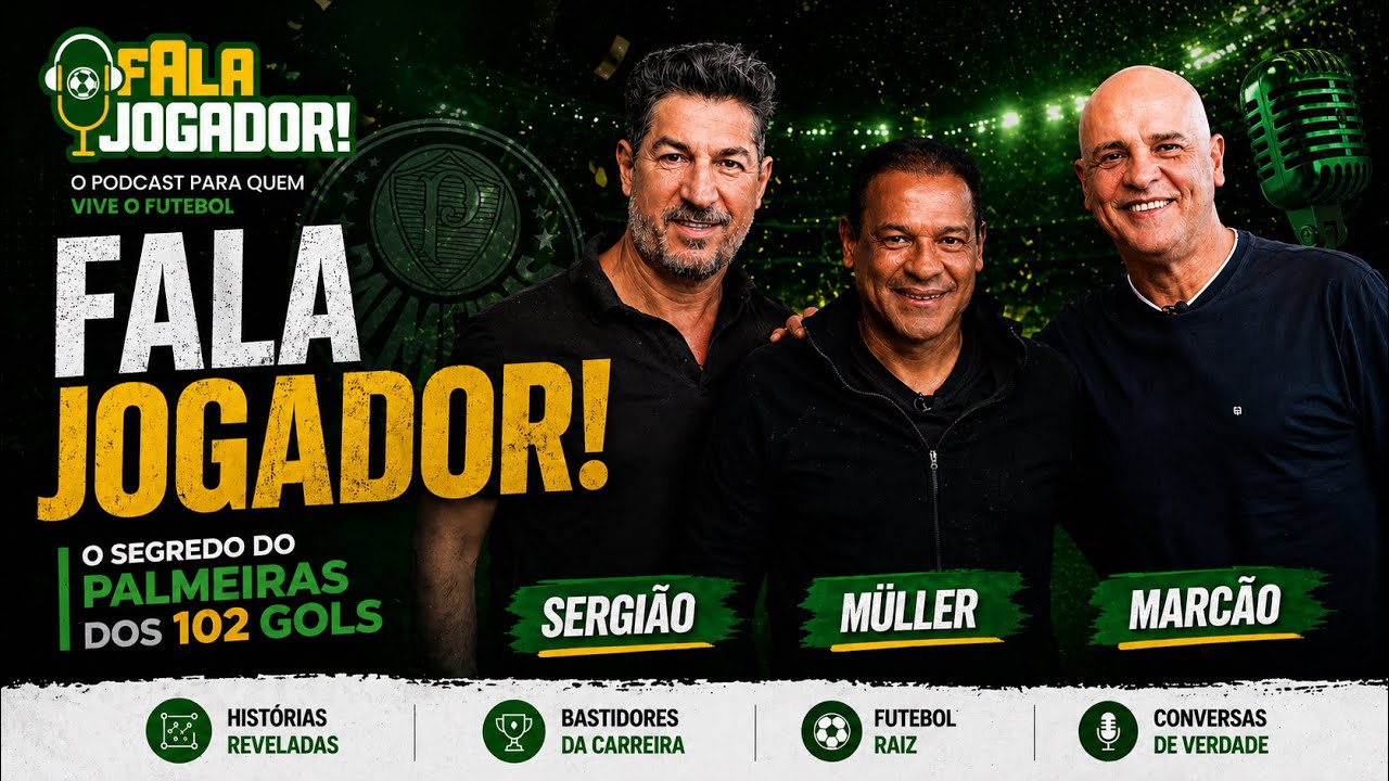 Marc&atilde;o, Sergi&atilde;o e Craque M&uuml;ller na Mans&atilde;o do &ldquo;Fala Jogad&ocirc;&rdquo; Ep#007