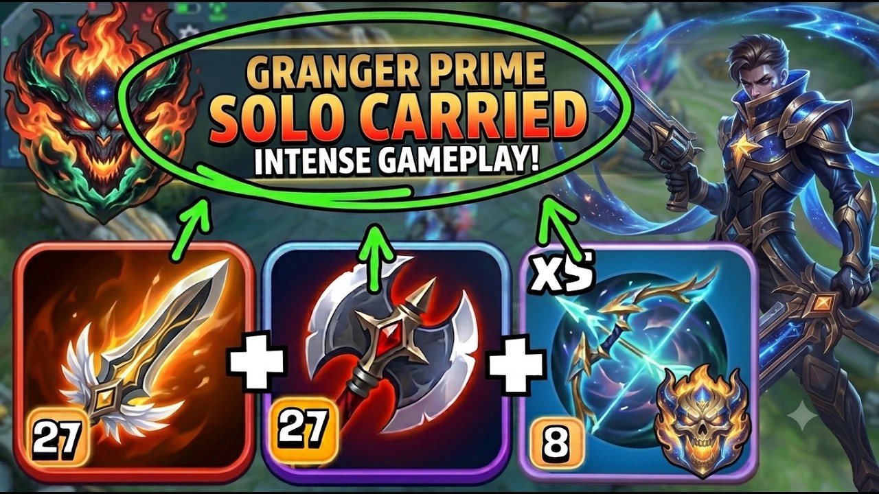 I SOLO CARRIED WITH GRANGER PRIME 😱 | INSANE DAMAGE