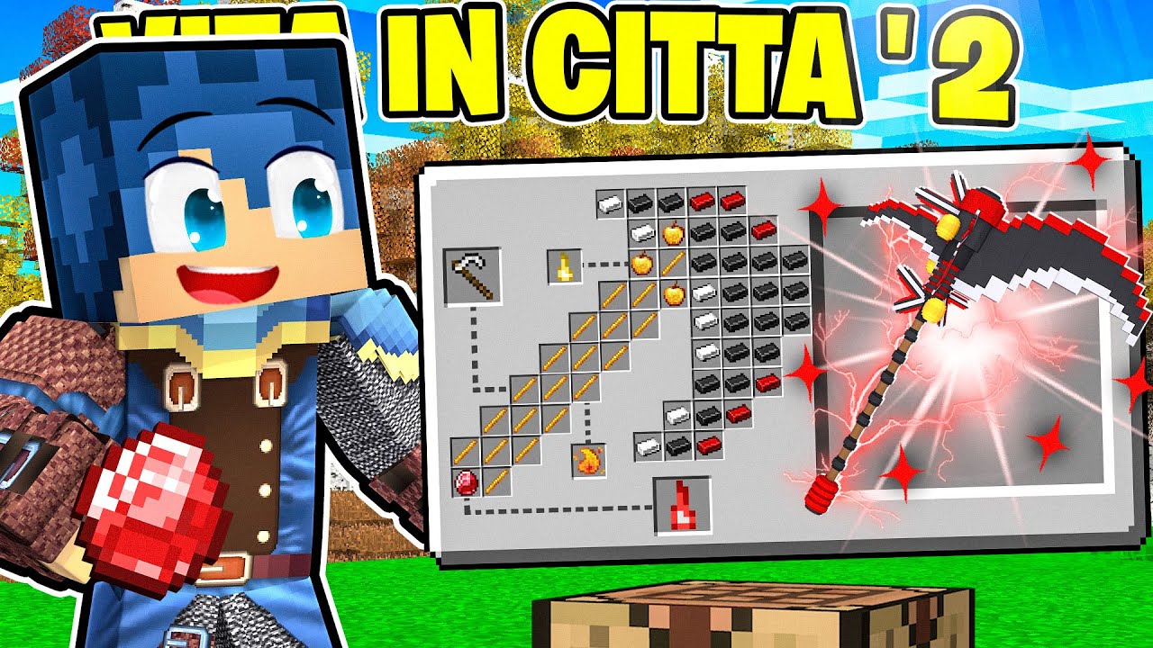 HO SBLOCCATO IL CRAFTING DELLA FALCE DELLA MORTE! - MINECRAFT VITA IN CITTÀ 2 Ep.79