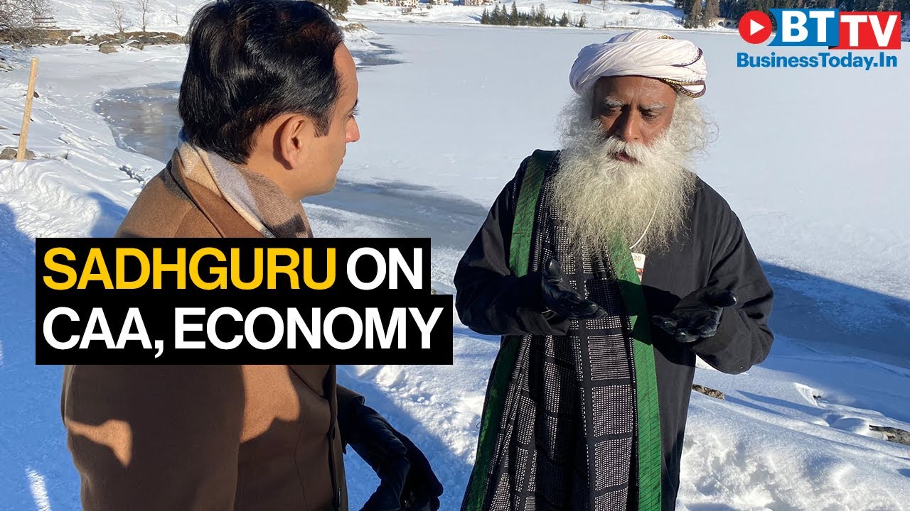 Nobody will invest in India if there is social unrest: Sadhguru at Davos