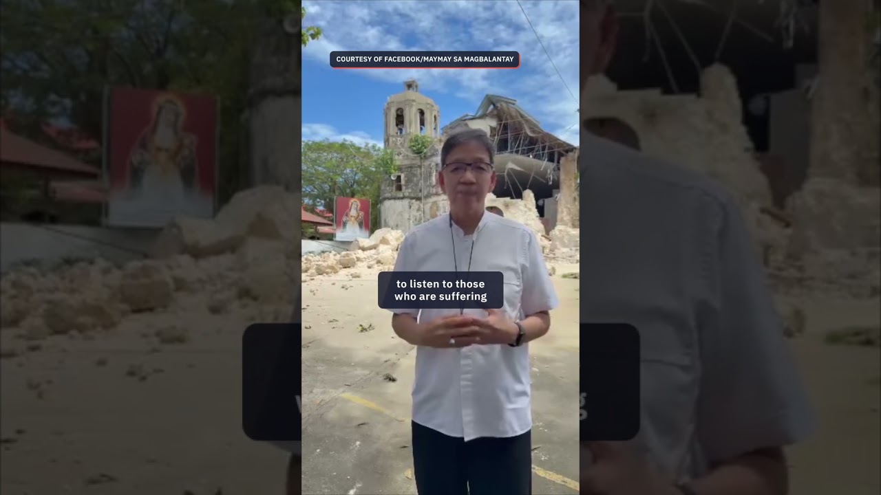 Cebu Archbishop Alberto Uy asks for prayers for quake victims