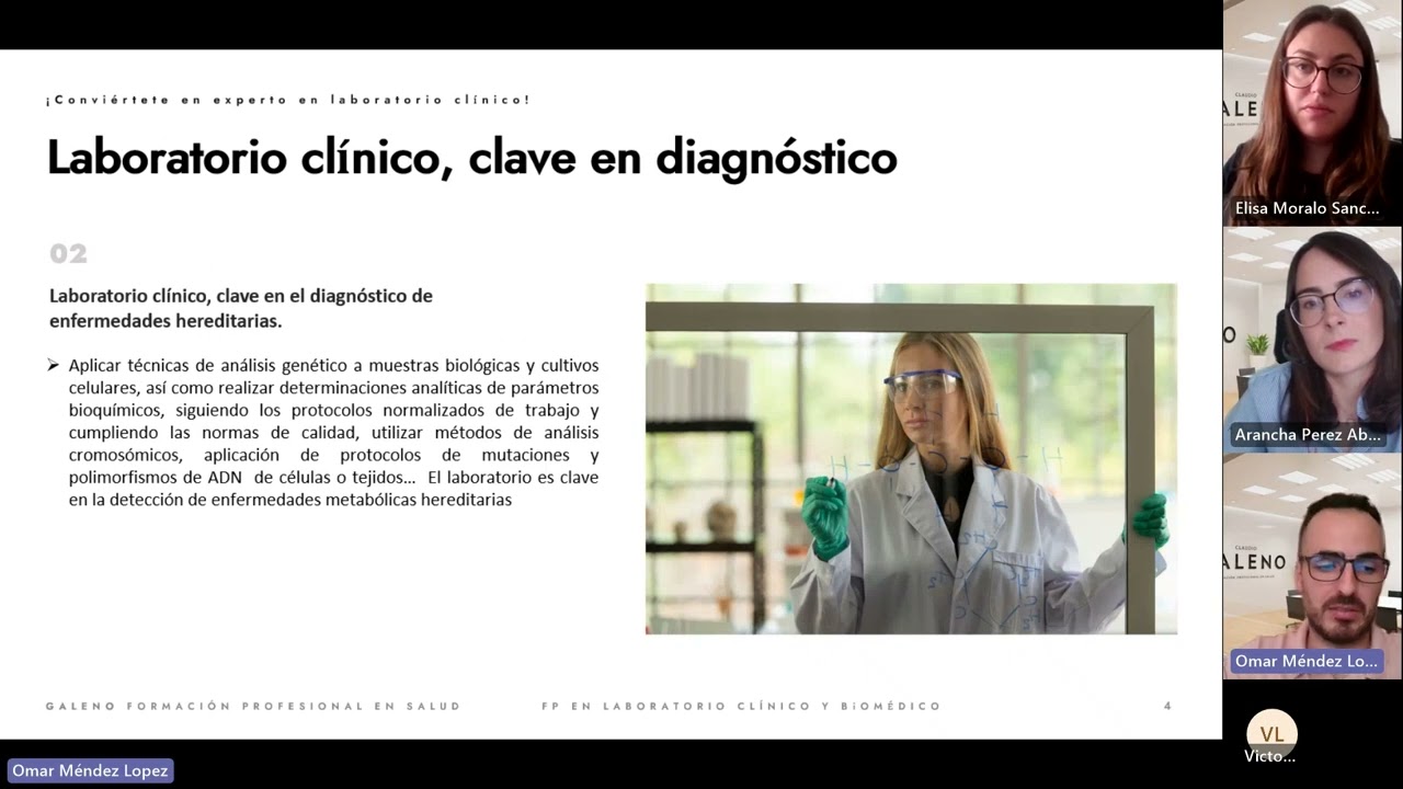 Webinar Laboratorio Clínico y Biomédico | FP Claudio Galeno