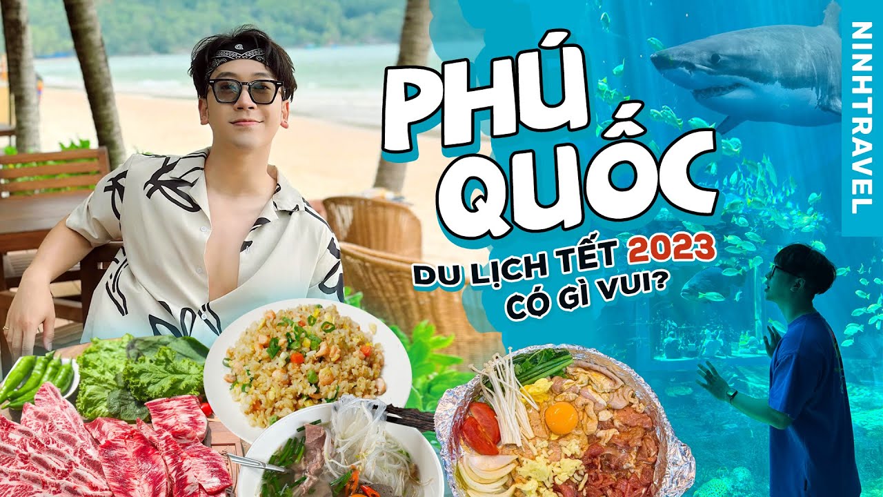 Du lịch PHÚ QUỐC 2023 (tập 1) // Ăn thịt nướng Hàn Quốc, tham quan Thủy Cung lớn nhất Đông Nam Á
