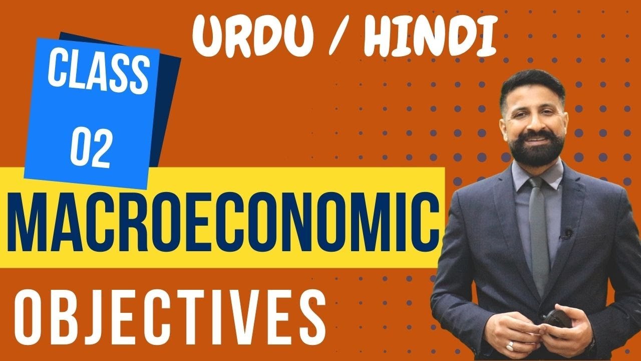 MACROECONOMIC OBJECTIVES (URDU / HINDI) Lecture. Second lecture on Introduction to Macroeconomics
