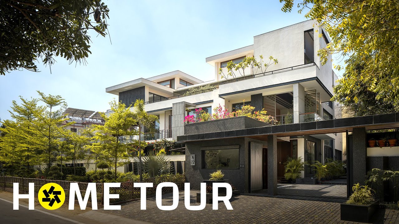 This Modern Home in Uttar Pradesh Seamlessly Brings Nature Inside (House Tour)