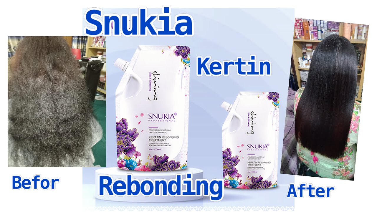 Snukia hair kertin rebonding Professional best results.by naz afridi
