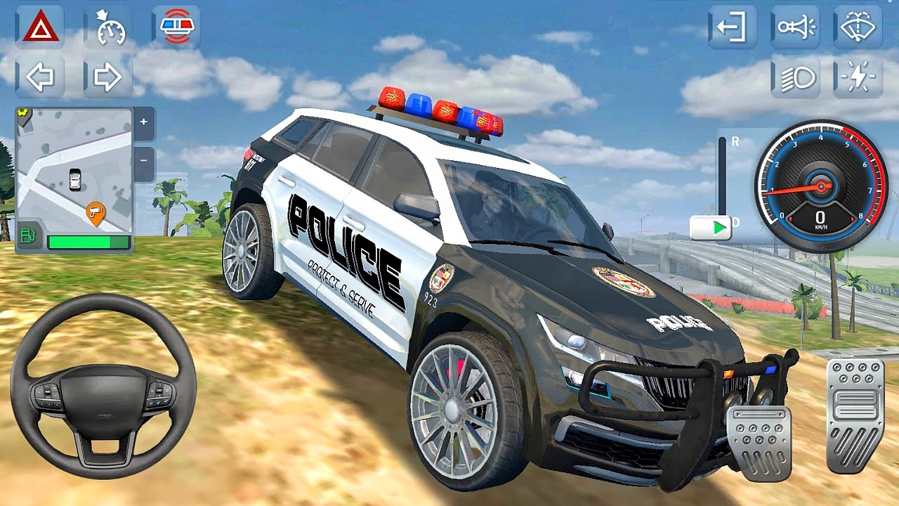 New Police Car Chase Simulator 2026 - US Cop Cars Driving 3D - Car Game Android GamePlay