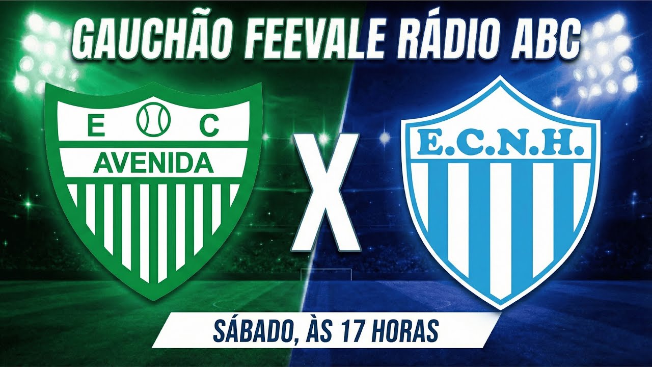 AO VIVO: GAUCHÃO FEEVALE RÁDIO ABC | 5ª RODADA: AVENIDA X NOVO HAMBURGO