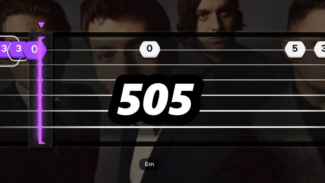 505 - Arctic Monkeys (Easy Guitar Tabs & chords Tutorial)