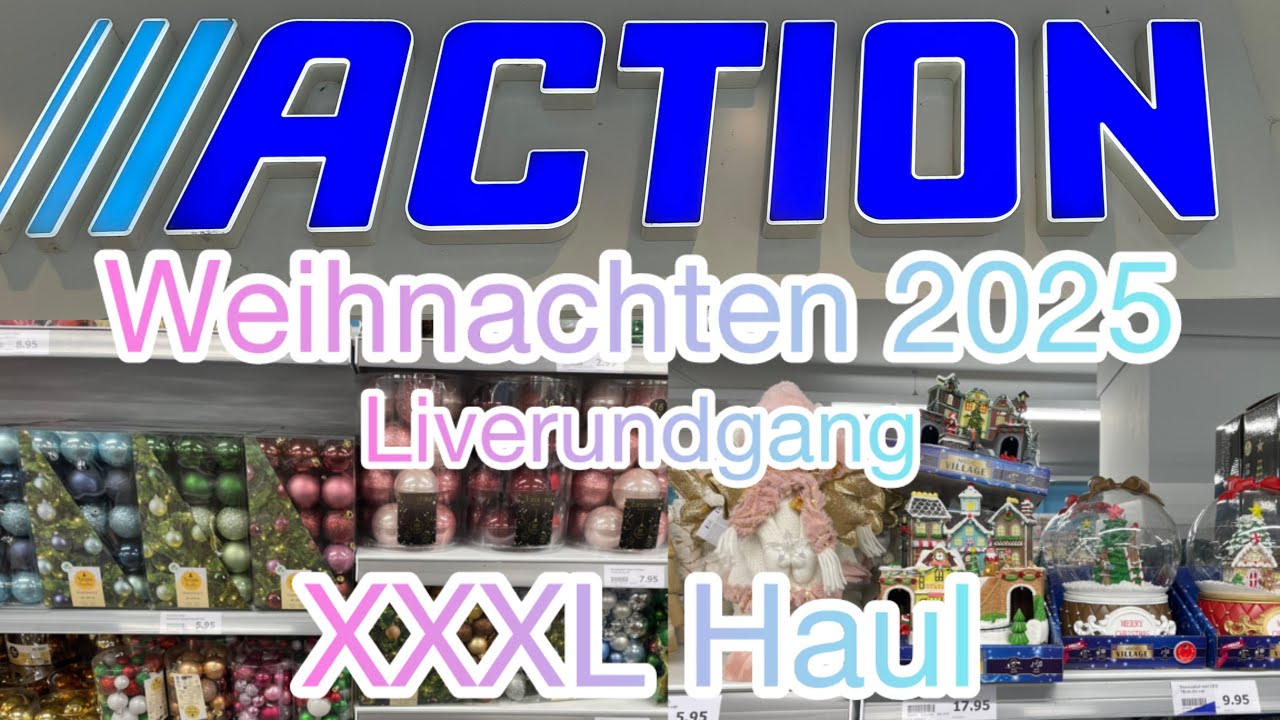 Action Haul 🤩 Neuheiten  Weihnachten❤️ LIVERUNDGANG😱 BASTELN , Deko und mehr ❤️ Saison eröffnet