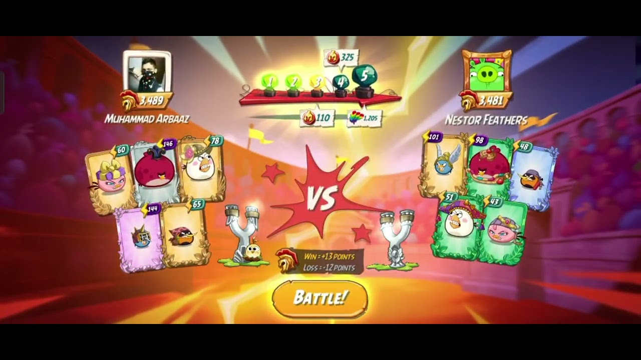 Angry Birds 2 Arena Battle Today part 1🔥 Epic Gameplay  #ab2 #angrybirds2 #gaming 