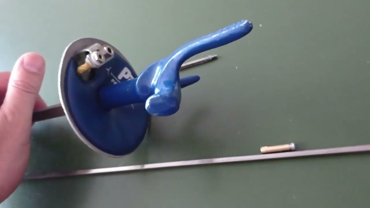 Cambio de hoja a un florete