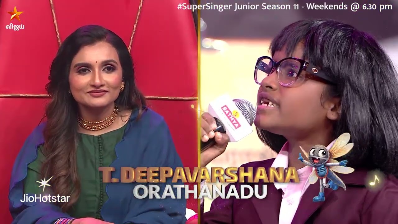 Daddy Daddy Song by #Deepavarshana #MookuthiMurugan  ❤️🥰 | Super Singer Junior 11 | Episode Promo