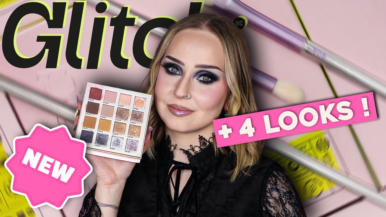 NOUVEAUT&Eacute;S Glitch Beauty : Palette SOFTWEAR + Pinceaux ! | 4 LOOKS Makeup !