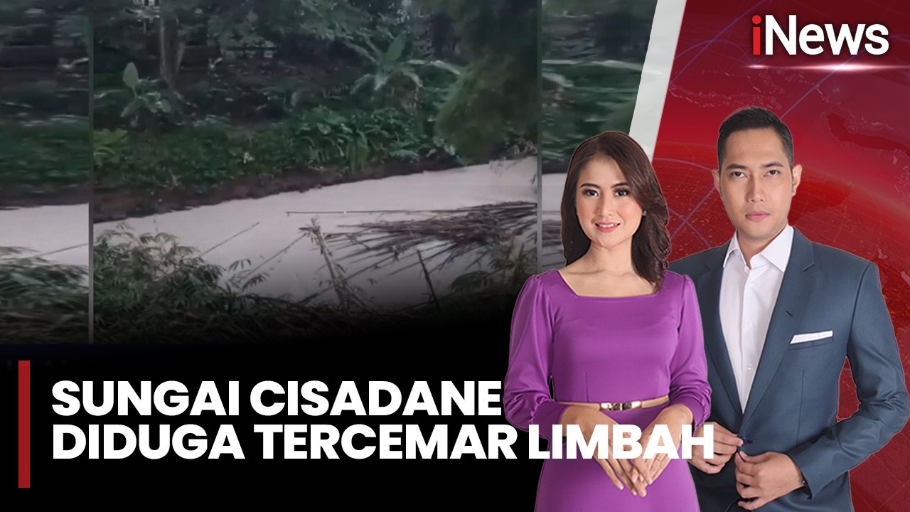 Sungai Cisadane Diduga Tercemar Limbah, Air Sempat Berwarna Putih |iNews Sore (10/02)