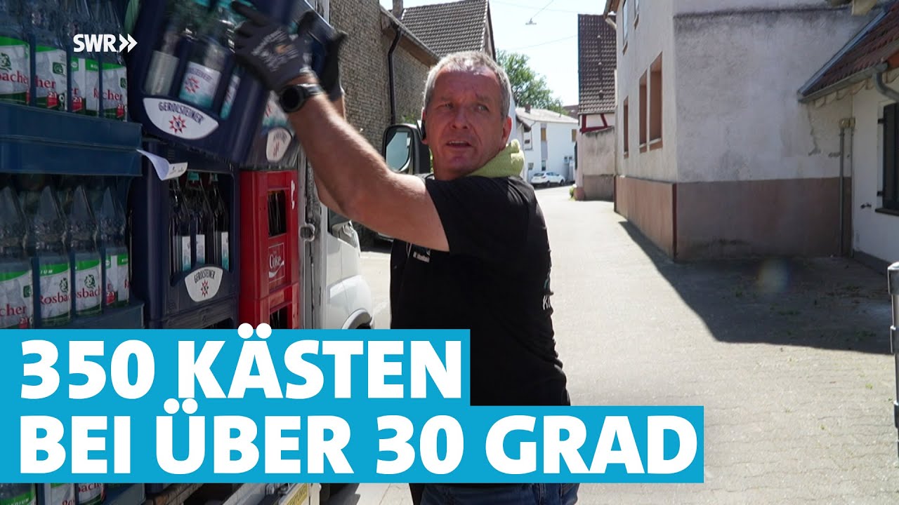Bei Hitze ist er besonders gefragt: Der Getränkelieferant mit Herz für seine Kunden