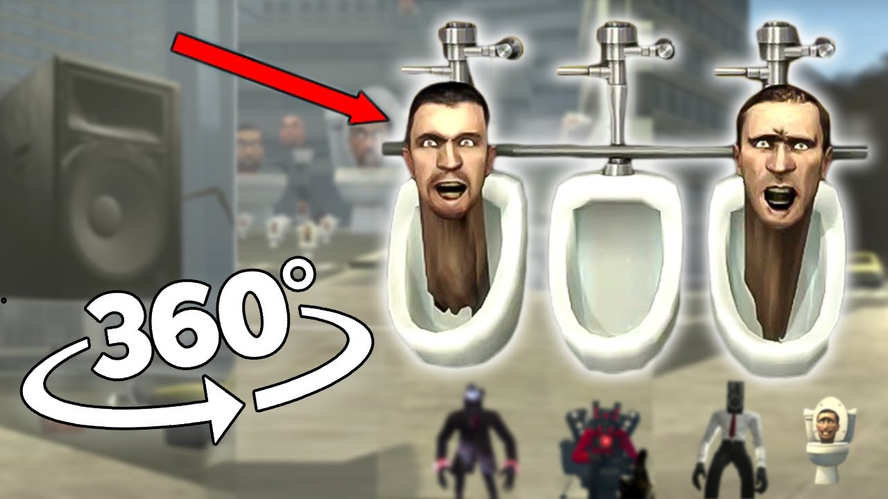 Skibidi Toilet Finding Challenge 360º VR Video #13