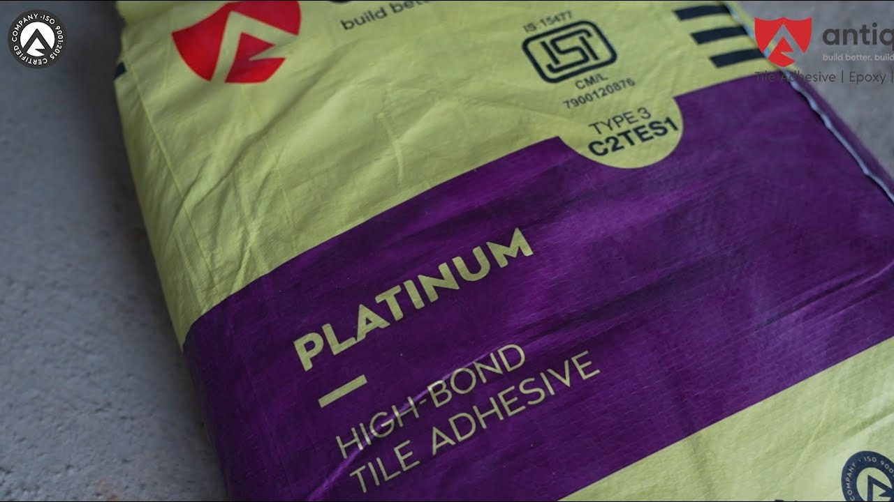 Antique Platinum Tile Adhesive C2TES1 | Best Adhesive for Marble, Granite & Pool Tiles