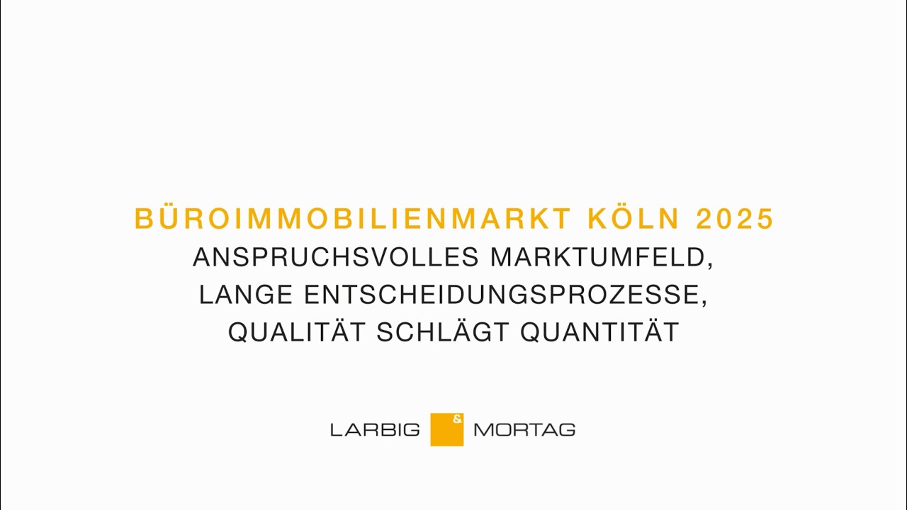 Kölner Büromarktbericht Gesamtjahr 2025