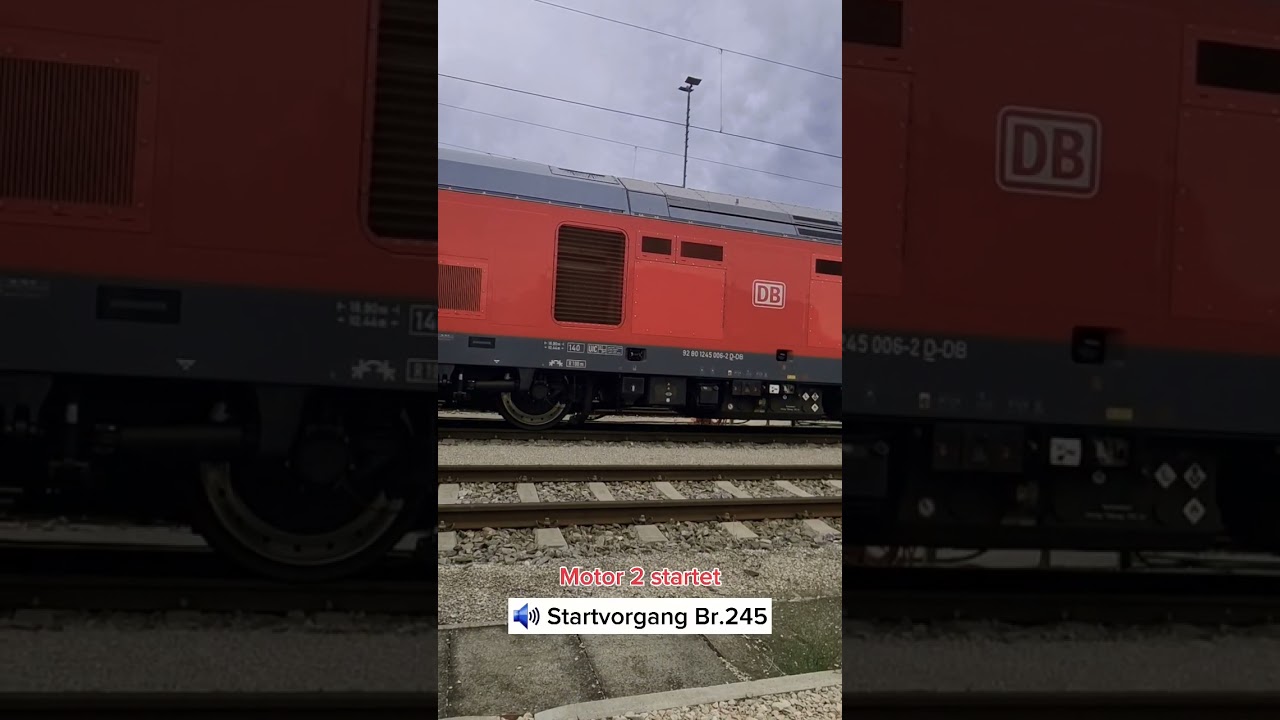 Diesellok Br.245 Startvorgang