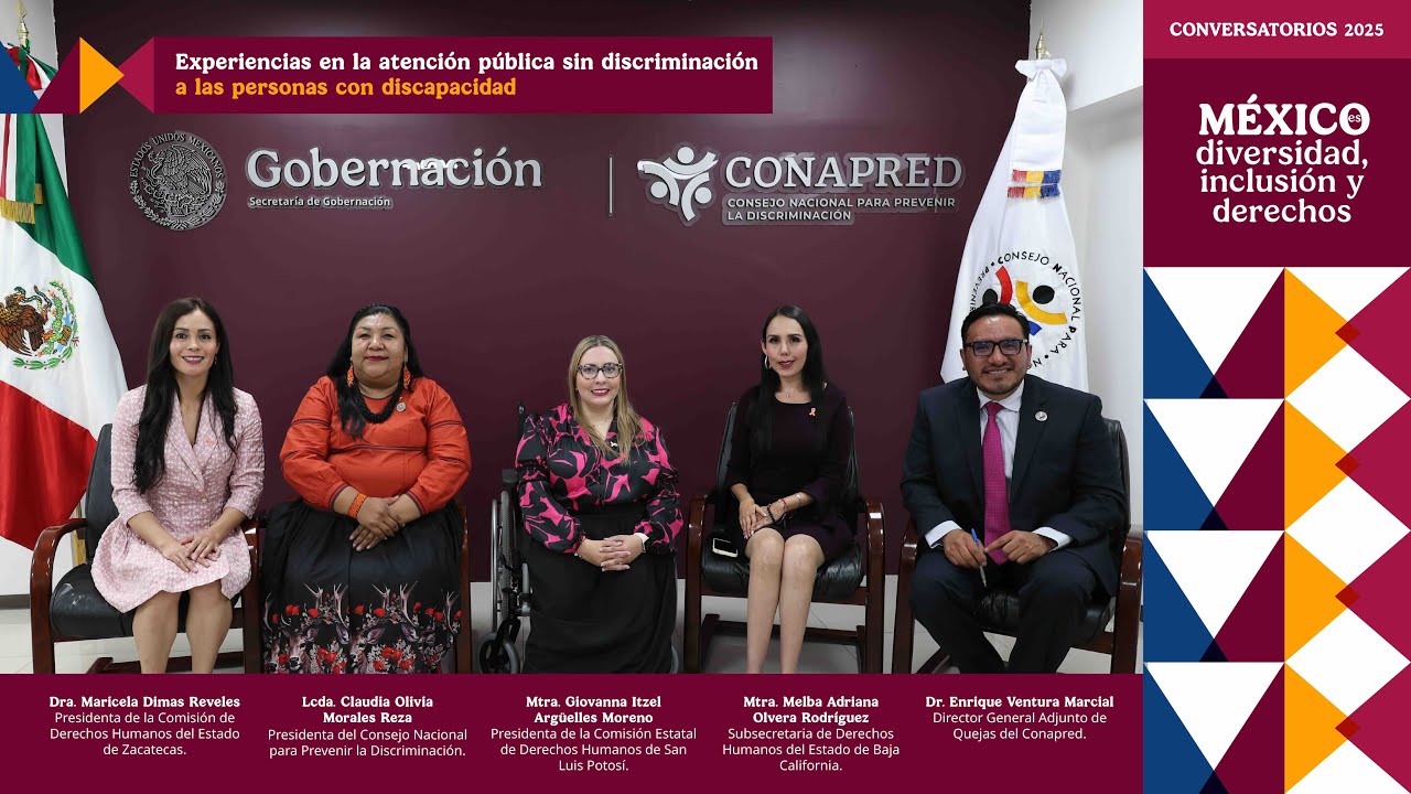 Conversatorio Experiencias en la atención pública sin discriminación a las personas con discapacidad