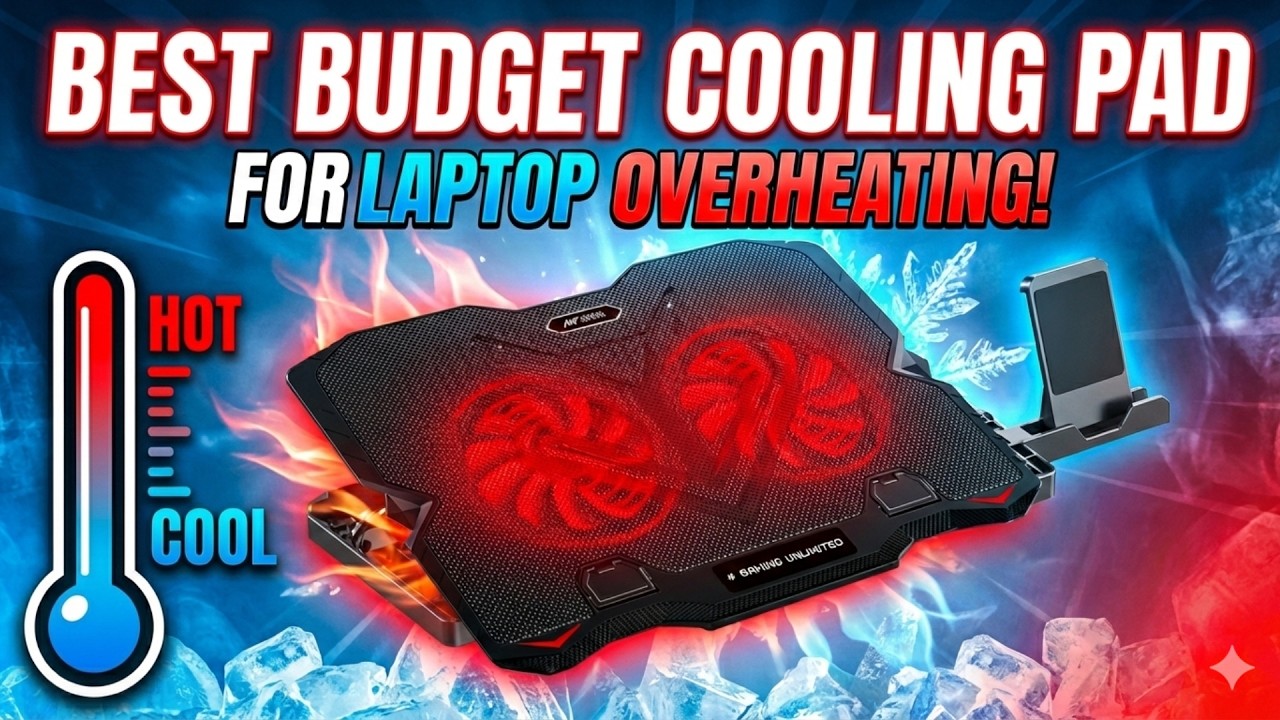 Best Budget Cooling Pad for Laptop 🔥 | Overheating Problem Solved!