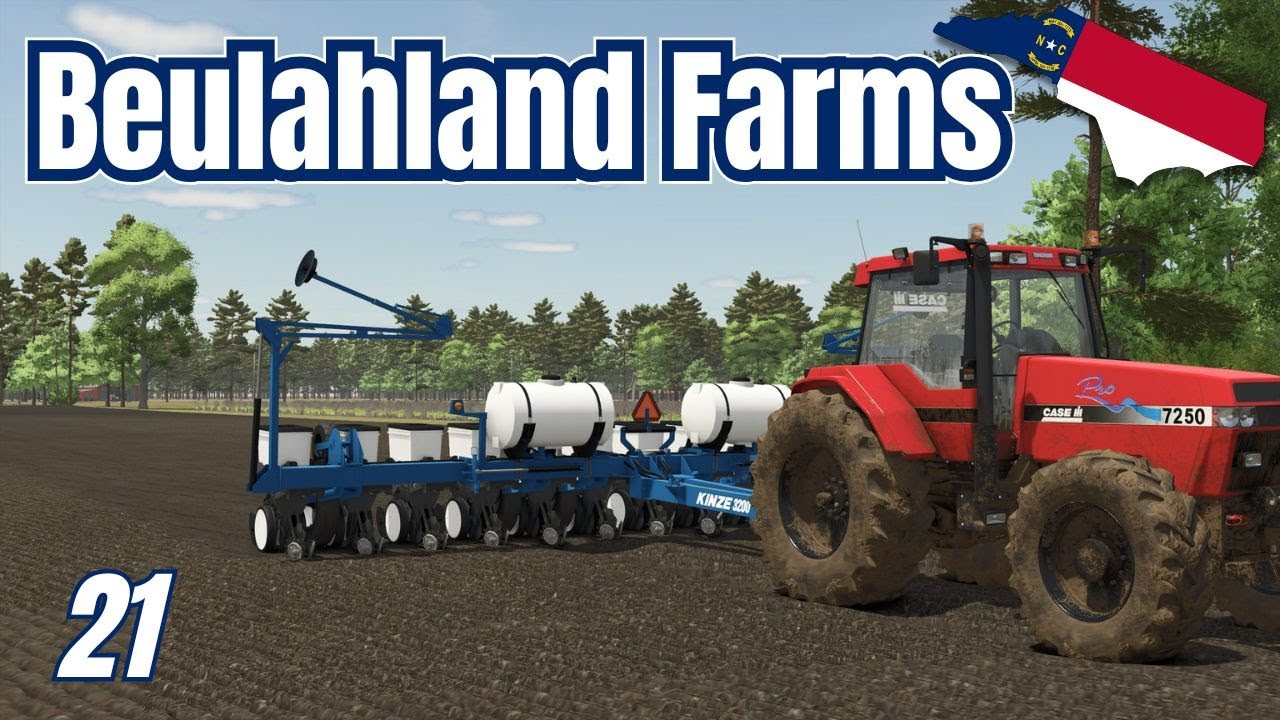 New Kinzi Planter to Plant the Corn Fields - Beulahland Farms, NC - Ep21 - Farming Simulator 25