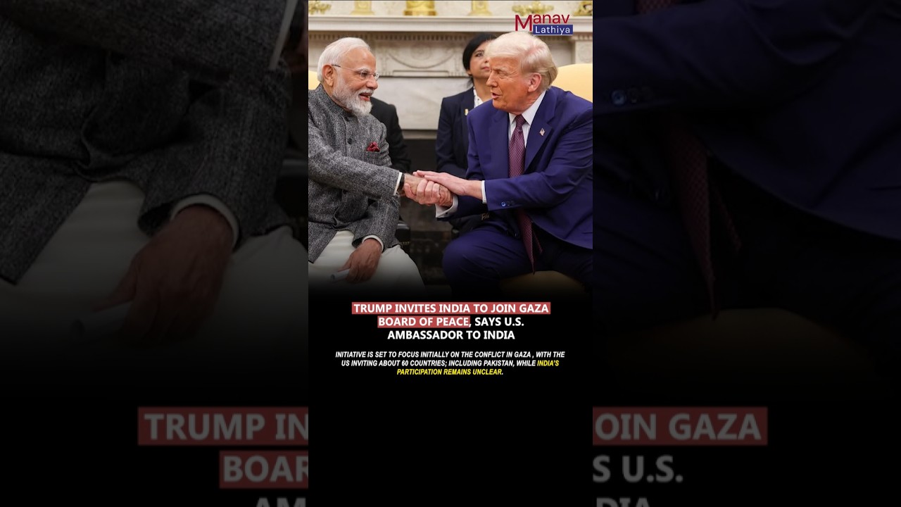 Trump invites India to join Gaza ‘Board of Peace’ 