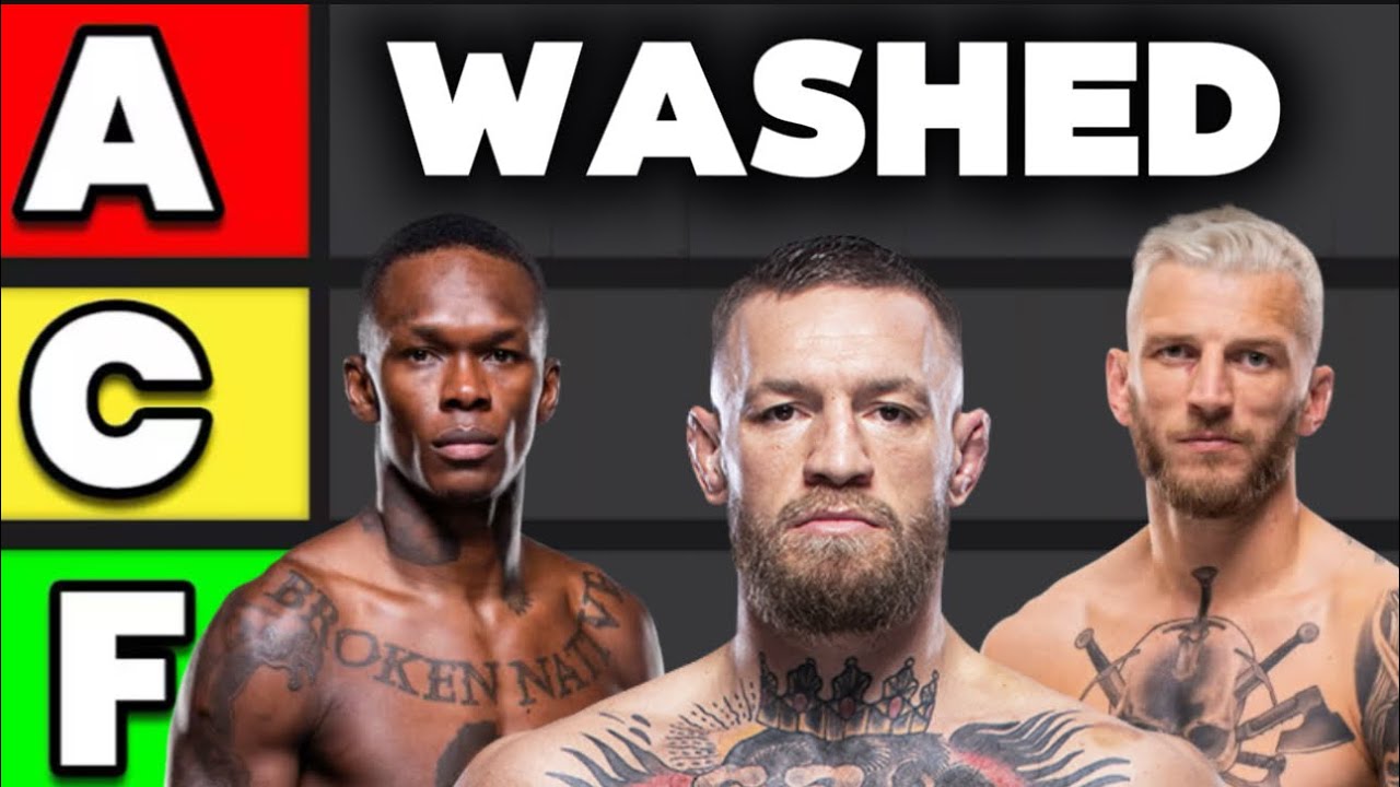 The Most Washed Fighters In The UFC (Tier List)