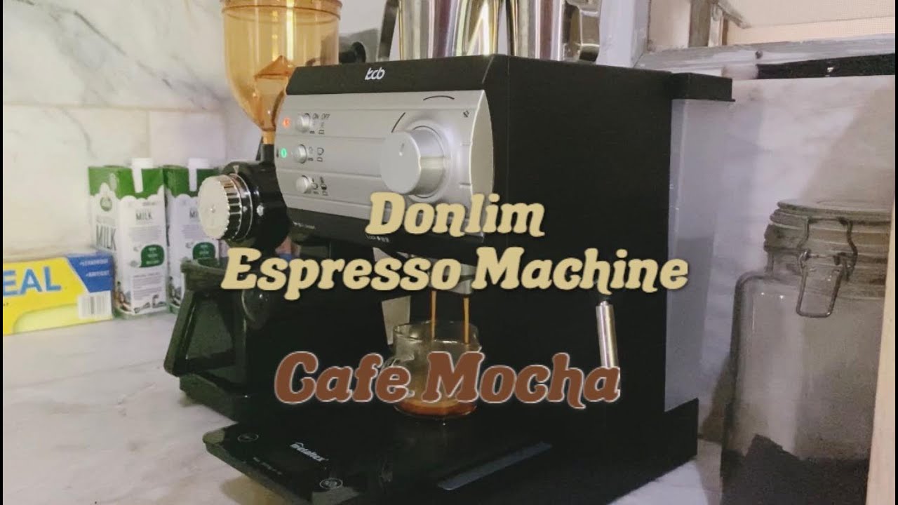 Donlim Espresso Machine Model KF-6001 | Cafe Mocha