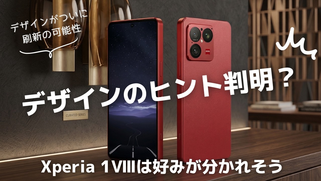 専用ケースがリーク？Xperia 1Ⅷはデザインが刷新に！？