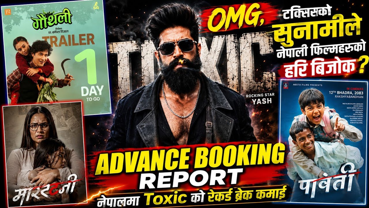 Toxic vs Parwati Movies 1st Day Advance Booking Report | Box Office Collection