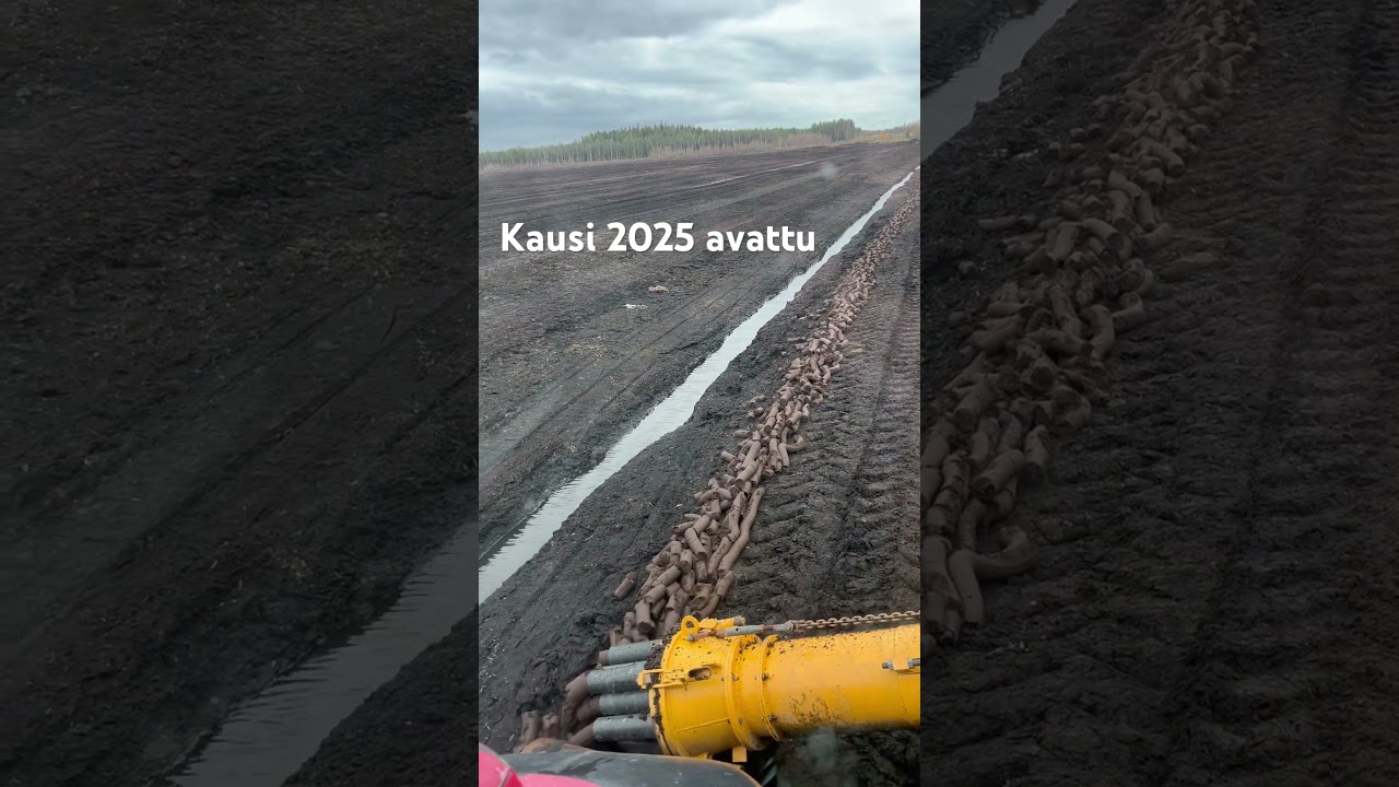 Palikanveto alkaa #turve #valtra