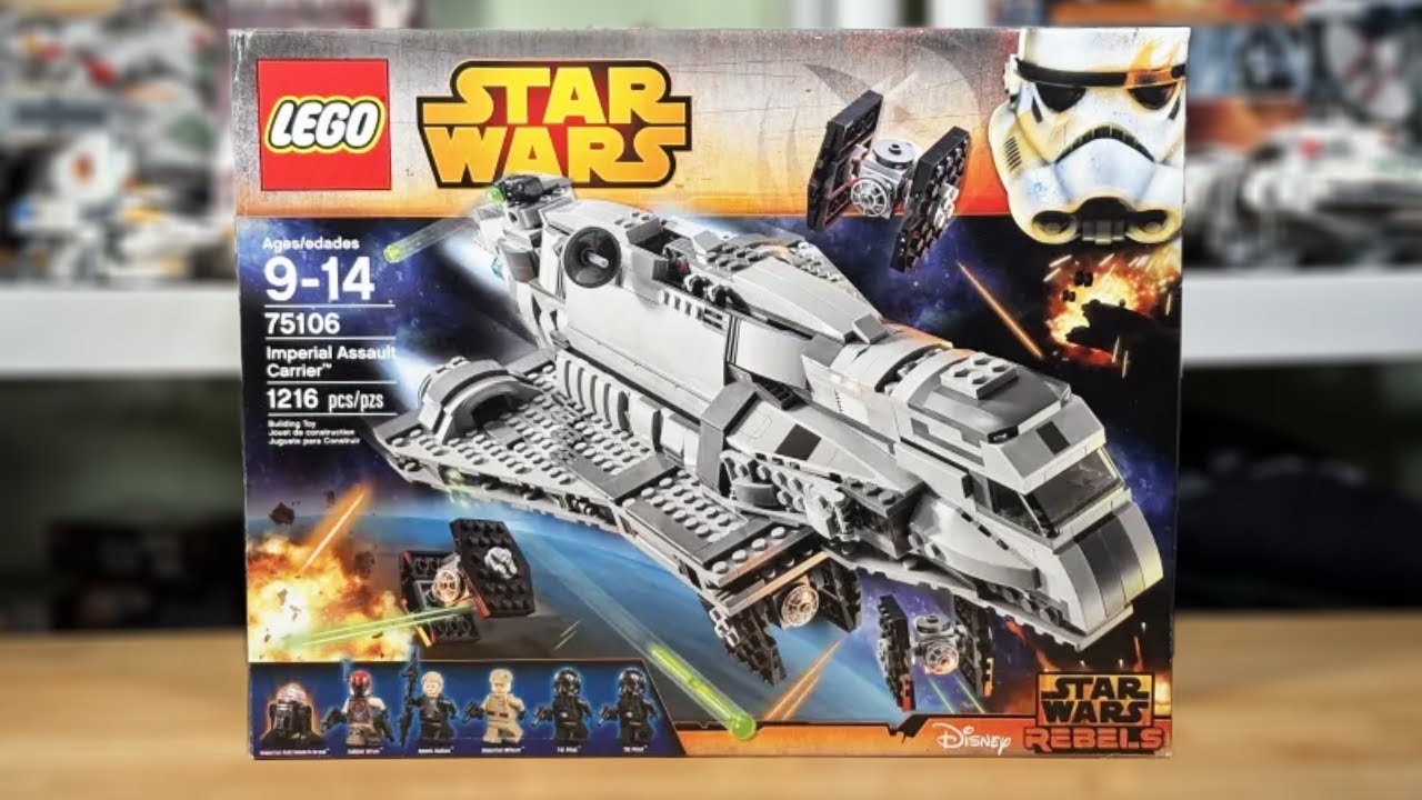 LEGO Imperial Assault Carrier Review! (75106)