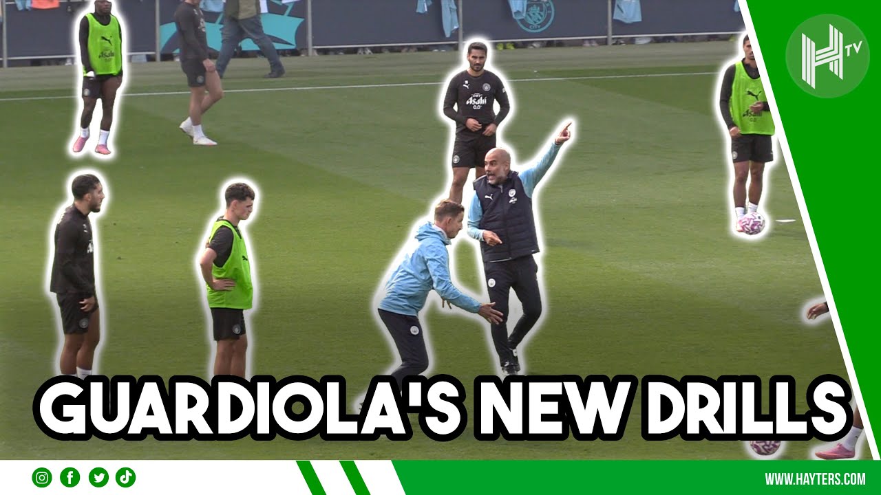 Pep Guardiola's NEW attacking drills | Manchester City training