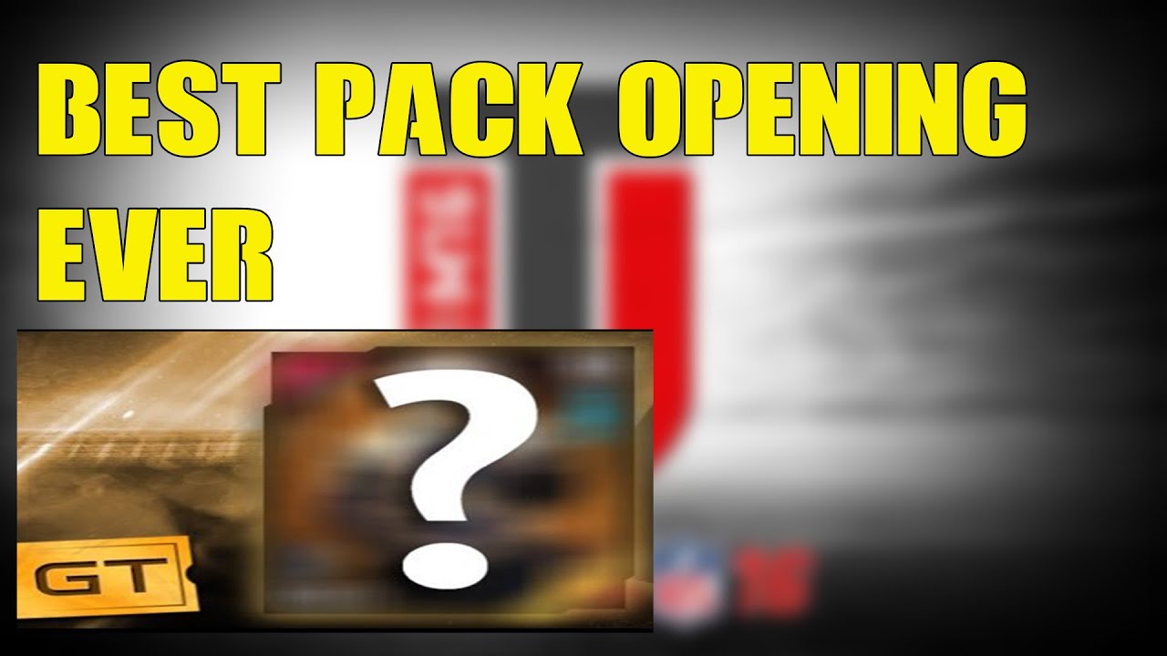 Madden 16 Ultimate Team Best Pack Opening