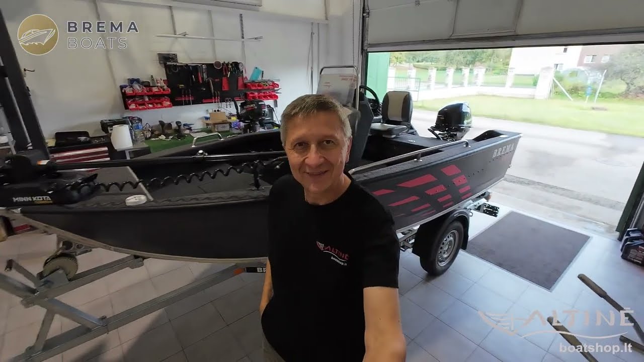 Brema 390 V Fishing su konsole - naujas patobulinimas