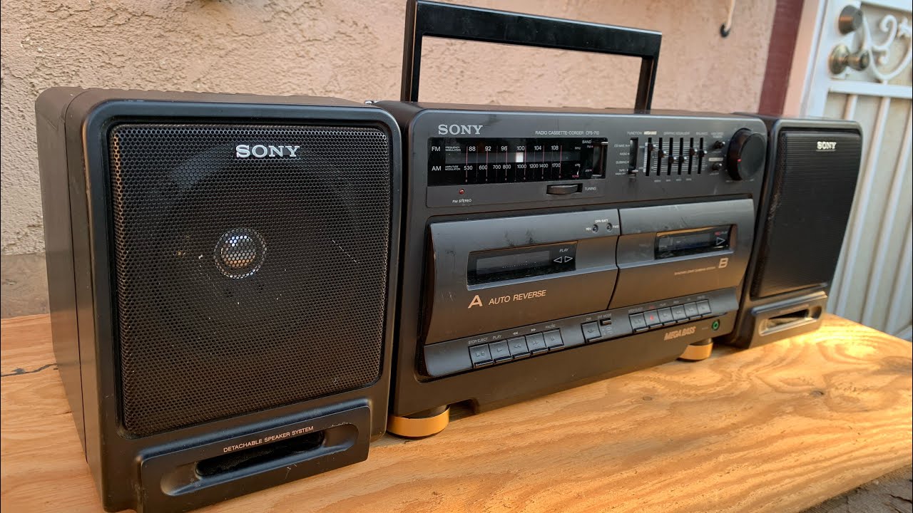 Замена ремня на магнитоле Sony CFS-710 (часть 1)